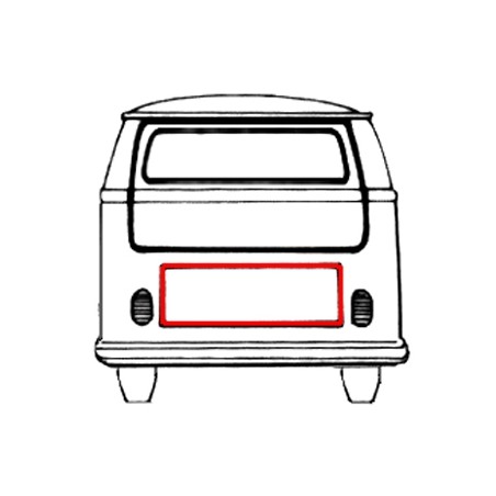 Joint de capot moteur T2 8/71-07/79 qualité allemande